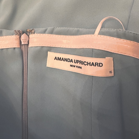 REVOLVE, Amanda Uprichard, CHERRI GOWN, worn once. Size: XS, Color: Pacific - Picture 6 of 9